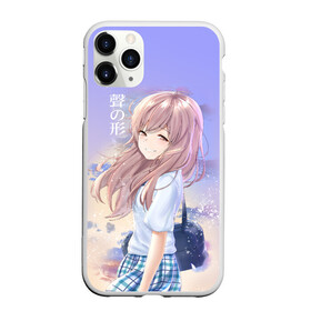 Чехол для iPhone 11 Pro Max матовый с принтом Silent Voice в городе Новоалтайск, Силикон |  | Тематика изображения на принте: a silent voice | anime | koe no katachi | аниме | форма голоса