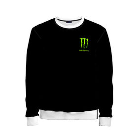 Детский свитшот 3D с принтом MONSTER ENERGY (+спина) (Z) в городе Новоалтайск, 100% полиэстер | свободная посадка, прямой крой, мягкая тканевая резинка на рукавах и понизу свитшота | black monster | bmx | claw | cybersport | energy | monster | monster energy | moto | motocross | race | sport | киберспорт | когти | монстер энерджи | монстр | мото | мотокросс | ралли | скейтбординг | спорт | т | энергия