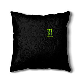Подушка 3D с принтом MONSTER ENERGY (+спина) (Z) в городе Новоалтайск, наволочка – 100% полиэстер, наполнитель – холлофайбер (легкий наполнитель, не вызывает аллергию). | состоит из подушки и наволочки. Наволочка на молнии, легко снимается для стирки | black monster | bmx | claw | cybersport | energy | monster | monster energy | moto | motocross | race | sport | киберспорт | когти | монстер энерджи | монстр | мото | мотокросс | ралли | скейтбординг | спорт | т | энергия