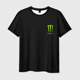 Мужская футболка 3D с принтом MONSTER ENERGY (+спина) (Z) в городе Новоалтайск, 100% полиэфир | прямой крой, круглый вырез горловины, длина до линии бедер | Тематика изображения на принте: black monster | bmx | claw | cybersport | energy | monster | monster energy | moto | motocross | race | sport | киберспорт | когти | монстер энерджи | монстр | мото | мотокросс | ралли | скейтбординг | спорт | т | энергия