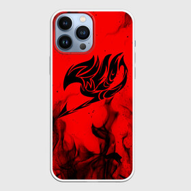 Чехол для iPhone 13 Pro Max с принтом Хвост Феи черное пламя на красном фоне в городе Новоалтайск,  |  | Тематика изображения на принте: bright | fairy tail | fire | happy | heat | light | natsu | wildfire | грей фуллбастер | добенгаль | иксид | искры | кавазу | лектор | локи | люси | нацу | нацу драгнил | ничия | огненный | огонь | пантер лили | пламя | пожар | то