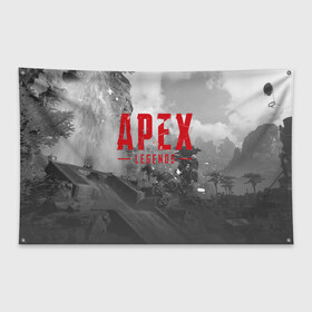Флаг-баннер с принтом APEX LEGENDS в городе Новоалтайск, 100% полиэстер | размер 67 х 109 см, плотность ткани — 95 г/м2; по краям флага есть четыре люверса для крепления | 2020 | 5 сезон | apex legends 5 | art | ea | loba | ps4 | season | апекс | апекс 5 | апекс легенд | лоба | персонаж