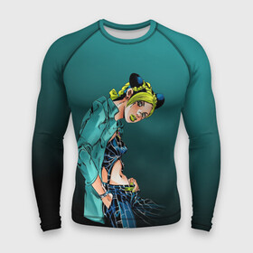 Мужской рашгард 3D с принтом Джолин Кудзё в городе Новоалтайск,  |  | jojo bizarre adventure | jolin kujo | аниме | джолин кудзе