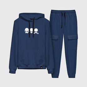 Женский костюм хлопок (с толстовкой) с принтом UFO | НЛО в городе Новоалтайск,  |  | alien | ets | extra terrestria | extraterrestrial | ufo | внеземные | инло | инопланетянин | летающая тарелка | неопознанный летающий объект | нло