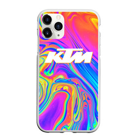 Чехол для iPhone 11 Pro матовый с принтом KTM (+спина) (Z) в городе Новоалтайск, Силикон |  | Тематика изображения на принте: enduro | ktm | moto | motocycle | sportmotorcycle | ктм | мото | мотоспорт
