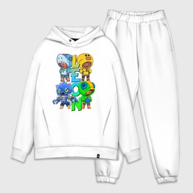 Мужской костюм хлопок OVERSIZE с принтом Brawl Stars Leon Quattro в городе Новоалтайск,  |  | brawl leon | brawl stars | leon | leon green | leon sally | leon shark | leon wolf | бравл старс | леон | леон акула | леон бравл | леон волк | леон салли