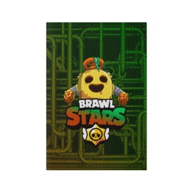 Обложка для паспорта матовая кожа с принтом Brawl Stars Robot Spike в городе Новоалтайск, натуральная матовая кожа | размер 19,3 х 13,7 см; прозрачные пластиковые крепления | Тематика изображения на принте: brawl | brawl stars | brawl stars spike robot | spike | spike robot | бравл | бравл кактус | бравл спайк | бравл старс | кактус | робоспайк | спайк | спайк бравл старс