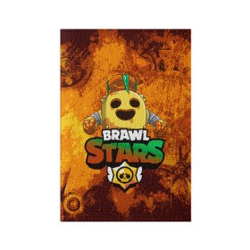 Обложка для паспорта матовая кожа с принтом Brawl Stars Robot Spike в городе Новоалтайск, натуральная матовая кожа | размер 19,3 х 13,7 см; прозрачные пластиковые крепления | Тематика изображения на принте: brawl | brawl stars | robospike | robot spike | spike | бравл | бравл кактус | бравл спайк | бравл старс | кактус | робоспайк | робот спайк | спайк | спайк робот