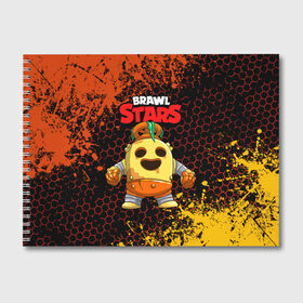 Альбом для рисования с принтом Brawl Stars Robot Spike в городе Новоалтайск, 100% бумага
 | матовая бумага, плотность 200 мг. | Тематика изображения на принте: brawl | brawl stars | robospike | robot spike | spike | бравл | бравл кактус | бравл спайк | бравл старс | кактус | робоспайк | робот спайк | спайк | спайк робот