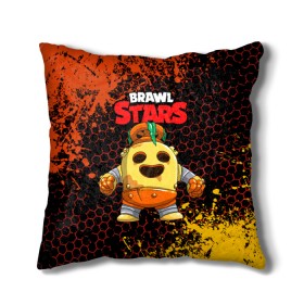 Подушка 3D с принтом Brawl Stars Robot Spike в городе Новоалтайск, наволочка – 100% полиэстер, наполнитель – холлофайбер (легкий наполнитель, не вызывает аллергию). | состоит из подушки и наволочки. Наволочка на молнии, легко снимается для стирки | brawl | brawl stars | robospike | robot spike | spike | бравл | бравл кактус | бравл спайк | бравл старс | кактус | робоспайк | робот спайк | спайк | спайк робот