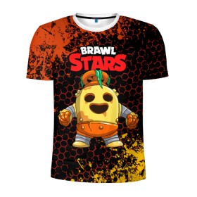 Мужская футболка 3D спортивная с принтом Brawl Stars Robot Spike в городе Новоалтайск, 100% полиэстер с улучшенными характеристиками | приталенный силуэт, круглая горловина, широкие плечи, сужается к линии бедра | brawl | brawl stars | robospike | robot spike | spike | бравл | бравл кактус | бравл спайк | бравл старс | кактус | робоспайк | робот спайк | спайк | спайк робот
