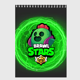 Скетчбук с принтом Brawl Stars SPIKE в городе Новоалтайск, 100% бумага
 | 48 листов, плотность листов — 100 г/м2, плотность картонной обложки — 250 г/м2. Листы скреплены сверху удобной пружинной спиралью | 8 bit | 8 бит | bibi | brawl | brawl stars | crow | leon | spike | sprout | stars | бравл | бравл старс | браво старс | игра | компьютерная | кров | леон | онлайн | старс