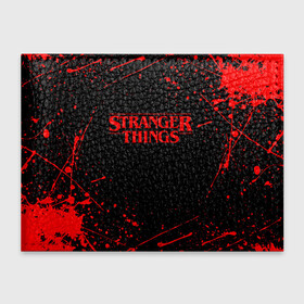 Обложка для студенческого билета с принтом STRANGER THINGS в городе Новоалтайск, натуральная кожа | Размер: 11*8 см; Печать на всей внешней стороне | 11 | stranger things | одди | одиннадцатая | очень странные дела | сериалы