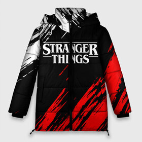 Женская зимняя куртка 3D с принтом STRANGER THINGS в городе Новоалтайск, верх — 100% полиэстер; подкладка — 100% полиэстер; утеплитель — 100% полиэстер | длина ниже бедра, силуэт Оверсайз. Есть воротник-стойка, отстегивающийся капюшон и ветрозащитная планка. 

Боковые карманы с листочкой на кнопках и внутренний карман на молнии | 11 | stranger things | одди | одиннадцатая | очень странные дела | сериалы