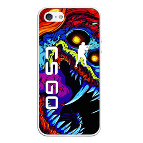 Чехол для iPhone 5/5S матовый с принтом CS GO HYPER BEAST в городе Новоалтайск, Силикон | Область печати: задняя сторона чехла, без боковых панелей | astralis | awp | counter strike | cs go | cs go global offensive | cs:go | faze clan | hyper beast | team liquid | астралис | кс го | тим ликвид | фейз клан | хайпер бист | хайпербист