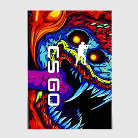 Постер с принтом CS GO HYPER BEAST в городе Новоалтайск, 100% бумага
 | бумага, плотность 150 мг. Матовая, но за счет высокого коэффициента гладкости имеет небольшой блеск и дает на свету блики, но в отличии от глянцевой бумаги не покрыта лаком | astralis | awp | counter strike | cs go | cs go global offensive | cs:go | faze clan | hyper beast | team liquid | астралис | кс го | тим ликвид | фейз клан | хайпер бист | хайпербист