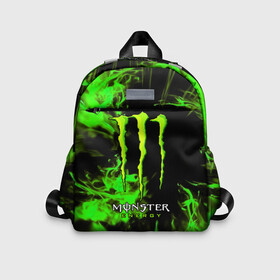 Детский рюкзак 3D с принтом MONSTER ENERGY в городе Новоалтайск, 100% полиэстер | лямки с регулируемой длиной, сверху петелька, чтобы рюкзак можно было повесить на вешалку. Основное отделение закрывается на молнию, как и внешний карман. Внутри дополнительный карман. По бокам два дополнительных кармашка | black monster | bmx | claw | cybersport | energy | monster | monster energy | moto | motocross | race | sport | киберспорт | когти | монстер энерджи | монстр | мото | мотокросс | ралли | скейтбординг | спорт | энергия