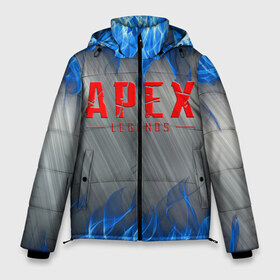 Мужская зимняя куртка 3D с принтом APEX LEGENDS в городе Новоалтайск, верх — 100% полиэстер; подкладка — 100% полиэстер; утеплитель — 100% полиэстер | длина ниже бедра, свободный силуэт Оверсайз. Есть воротник-стойка, отстегивающийся капюшон и ветрозащитная планка. 

Боковые карманы с листочкой на кнопках и внутренний карман на молнии. | apex | apex legends | battle | battle royal | bloodhound | titanfall | wraith | апекс | апекс легендс | батл | битва | война | королевская битва | легендс | рояль