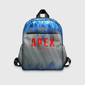 Детский рюкзак 3D с принтом APEX LEGENDS в городе Новоалтайск, 100% полиэстер | лямки с регулируемой длиной, сверху петелька, чтобы рюкзак можно было повесить на вешалку. Основное отделение закрывается на молнию, как и внешний карман. Внутри дополнительный карман. По бокам два дополнительных кармашка | Тематика изображения на принте: apex | apex legends | battle | battle royal | bloodhound | titanfall | wraith | апекс | апекс легендс | батл | битва | война | королевская битва | легендс | рояль