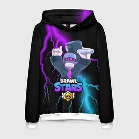 Мужская толстовка 3D с принтом BRAWL STARS DJ FRANK в городе Новоалтайск, 100% полиэстер | двухслойный капюшон со шнурком для регулировки, мягкие манжеты на рукавах и по низу толстовки, спереди карман-кенгуру с мягким внутренним слоем. | 8 bit | 8 бит | bibi | brawl | brawl stars | crow | leon | spike | sprout | stars | бравл | бравл старс | браво старс | игра | компьютерная | кров | леон | онлайн | старс