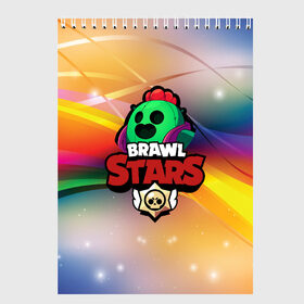 Скетчбук с принтом BRAWL STARSSPIKE в городе Новоалтайск, 100% бумага
 | 48 листов, плотность листов — 100 г/м2, плотность картонной обложки — 250 г/м2. Листы скреплены сверху удобной пружинной спиралью | 8 | 8 bit | bibi | brawl stars | brock | bull | crow | dinomike | el primo | leon | mobile game | mr.p | nita | poko | ricochet | stars | tara | бравл старс | ворон | леон | мобильные игры