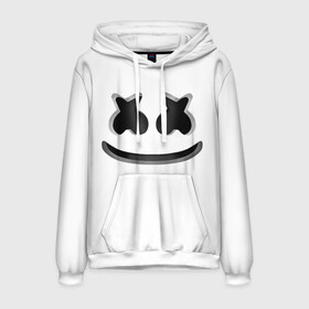 Мужская толстовка 3D с принтом FORTNITE x MARSHMELLO 3D в городе Новоалтайск, 100% полиэстер | двухслойный капюшон со шнурком для регулировки, мягкие манжеты на рукавах и по низу толстовки, спереди карман-кенгуру с мягким внутренним слоем. | Тематика изображения на принте: deadmau5 | fortnite | fortnite 2 | fortnite x маршмелло | ikonik | marshmello | ninja | ninja streamer | raven | travis scott | ворон | иконик | ниндзя | пили | рейвен | трэвис скотт | фортнайт