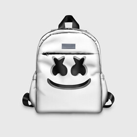 Детский рюкзак 3D с принтом FORTNITE x MARSHMELLO 3D в городе Новоалтайск, 100% полиэстер | лямки с регулируемой длиной, сверху петелька, чтобы рюкзак можно было повесить на вешалку. Основное отделение закрывается на молнию, как и внешний карман. Внутри дополнительный карман. По бокам два дополнительных кармашка | Тематика изображения на принте: deadmau5 | fortnite | fortnite 2 | fortnite x маршмелло | ikonik | marshmello | ninja | ninja streamer | raven | travis scott | ворон | иконик | ниндзя | пили | рейвен | трэвис скотт | фортнайт