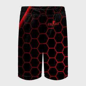 Детские спортивные шорты 3D с принтом Counter-Strike в городе Новоалтайск,  100% полиэстер
 | пояс оформлен широкой мягкой резинкой, ткань тянется
 | ace | ak47 | best | counter strike | cs | cs 1.6 | cs go | cs:go | csgo | css | gameplay | global | m4a1 | offensive | контра | кс го | читы | шутер