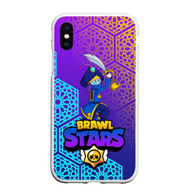 Чехол для iPhone XS Max матовый с принтом MORTIS BRAWL STARS в городе Новоалтайск, Силикон | Область печати: задняя сторона чехла, без боковых панелей | brawl | brawl stars | brawl stars rogue mortis | clash | mortis brawl stars | rogue mortis | бравл старс | бравл старс коварный мортис | игра | коварный мортис | мобильные игры | мортис