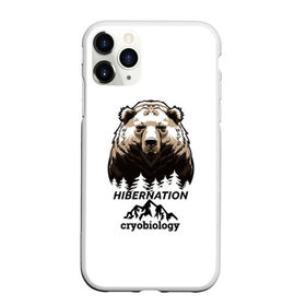 Чехол для iPhone 11 Pro Max матовый с принтом hibernation в городе Новоалтайск, Силикон |  | cryobiology | hibernation | бездействие | горы | зимняя спячка | криобиология | лес | медведь | сон | спячка