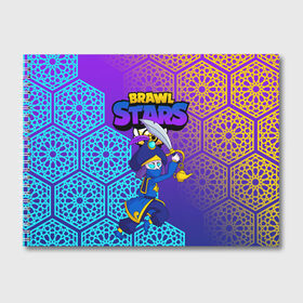 Альбом для рисования с принтом MORTIS BRAWL STARS в городе Новоалтайск, 100% бумага
 | матовая бумага, плотность 200 мг. | brawl | brawl stars | brawl stars rogue mortis | clash | mortis brawl stars | rogue mortis | бравл старс | бравл старс коварный мортис | игра | коварный мортис | мобильные игры | мортис