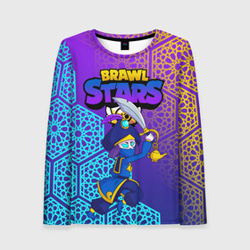 Женский лонгслив 3D с принтом MORTIS BRAWL STARS в городе Новоалтайск, 100% полиэстер | длинные рукава, круглый вырез горловины, полуприлегающий силуэт | brawl | brawl stars | brawl stars rogue mortis | clash | mortis brawl stars | rogue mortis | бравл старс | бравл старс коварный мортис | игра | коварный мортис | мобильные игры | мортис