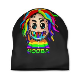 Шапка 3D с принтом 6IX9INE в городе Новоалтайск, 100% полиэстер | универсальный размер, печать по всей поверхности изделия | 6 | 6ix9ine | 9 | america | gang | gangsta | gooba | keke | koko | music | rap | shark | tekashi | usa | акула | америка | музыка | реп | рэп | текаши