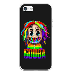 Чехол для iPhone 5/5S матовый с принтом 6IX9INE в городе Новоалтайск, Силикон | Область печати: задняя сторона чехла, без боковых панелей | 6 | 6ix9ine | 9 | america | gang | gangsta | gooba | keke | koko | music | rap | shark | tekashi | usa | акула | америка | музыка | реп | рэп | текаши