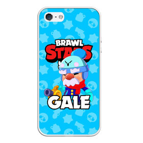 Чехол для iPhone 5/5S матовый с принтом BRAWL STARS GALE в городе Новоалтайск, Силикон | Область печати: задняя сторона чехла, без боковых панелей | bibi | brawl stars | coach mike | crow | gale | leon | leon shark | max | mecha crow | mortis | mr.p | phoenix | sally leon | sandy | spike | sprout | tara | unicorn | virus 8 bit | werewolf | ворон | оборотень