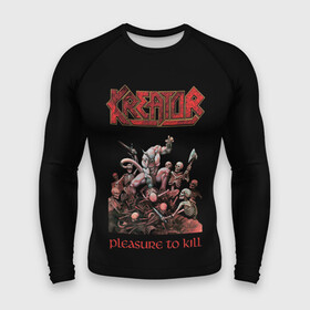 Мужской рашгард 3D с принтом Kreator в городе Новоалтайск,  |  | kreator | арт | готик метал | индастриал метал | музыка | рок | трэш метал