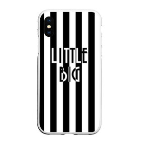 Чехол для iPhone XS Max матовый с принтом Литл биг в городе Новоалтайск, Силикон | Область печати: задняя сторона чехла, без боковых панелей | Тематика изображения на принте: big | little | банан | банана | бананамен | биг | группа | евровидение | исполнители | литл | литтл | лого | логотип | мен | музыка | полосы | поп | попса | ратата | треш | трешняк | уно | человек