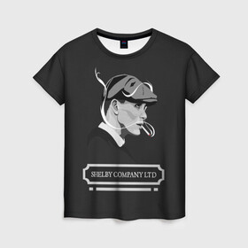 Женская футболка 3D Острые Козырьки: в городе Новоалтайск, 100% полиэфир ( синтетическое хлопкоподобное полотно) | прямой крой, круглый вырез горловины, длина до линии бедер | blinders | gangsta | peaky | shelby | thomas | англия | британия | гангстер | гангстеры | козырек | козырьки | острые | острый | сериал | сериалы | томас | шелби