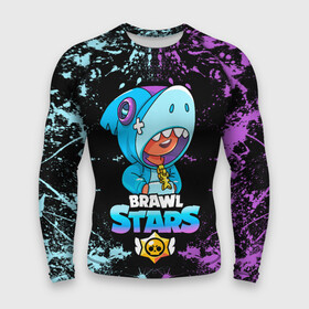 Мужской рашгард 3D с принтом Brawl Stars Leon Shark в городе Новоалтайск,  |  | brawl | brawl leon shark | brawl stars | brawl stars leon | leon | leon green | leon sally | leon shark | бравл | бравл старс | леон