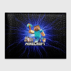 Обложка для студенческого билета с принтом MINECRAFT в городе Новоалтайск, натуральная кожа | Размер: 11*8 см; Печать на всей внешней стороне | Тематика изображения на принте: block | creeper | cube | minecraft | pixel | блок | геометрия | крафт | крипер | кубики | майнкрафт | пиксели