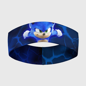 Повязка на голову 3D с принтом СОНИК. в городе Новоалтайск,  |  | game | sega | sonic | sonic the hedgehog | видеоигра | доктор эггман | звуковой | игра | со скоростью звука | соник | соник в кино