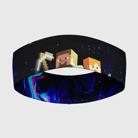 Повязка на голову 3D с принтом MINECRAFT в городе Новоалтайск,  |  | block | creeper | cube | minecraft | pixel | блок | геометрия | крафт | крипер | кубики | майнкрафт | пиксели