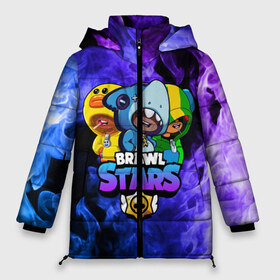 Женская зимняя куртка 3D с принтом Brawl Stars TRIO в городе Новоалтайск, верх — 100% полиэстер; подкладка — 100% полиэстер; утеплитель — 100% полиэстер | длина ниже бедра, силуэт Оверсайз. Есть воротник-стойка, отстегивающийся капюшон и ветрозащитная планка. 

Боковые карманы с листочкой на кнопках и внутренний карман на молнии | 8 bit | 8 бит | bibi | brawl | brawl stars | crow | leon | spike | sprout | stars | бравл | бравл старс | браво старс | игра | компьютерная | кров | леон | онлайн | старс