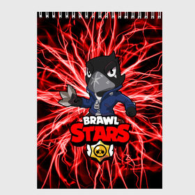 Скетчбук с принтом Brawl Stars CROW в городе Новоалтайск, 100% бумага
 | 48 листов, плотность листов — 100 г/м2, плотность картонной обложки — 250 г/м2. Листы скреплены сверху удобной пружинной спиралью | 8 bit | 8 бит | bibi | brawl | brawl stars | crow | leon | spike | sprout | stars | бравл | бравл старс | браво старс | игра | компьютерная | кров | леон | онлайн | старс