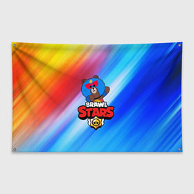 Флаг-баннер с принтом BRAWL STARS:EL BROWN в городе Новоалтайск, 100% полиэстер | размер 67 х 109 см, плотность ткани — 95 г/м2; по краям флага есть четыре люверса для крепления | 8 | 8 bit | bibi | brawl stars | brock | bull | crow | dinomike | el primo | leon | mobile game | mr.p | nita | poko | ricochet | stars | tara | бравл старс | ворон | леон | мобильные игры