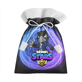 Подарочный 3D мешок с принтом Brawl Stars CROW в городе Новоалтайск, 100% полиэстер | Размер: 29*39 см | Тематика изображения на принте: 8 bit | 8 бит | bibi | brawl | brawl stars | crow | leon | spike | sprout | stars | бравл | бравл старс | браво старс | игра | компьютерная | кров | леон | онлайн | старс