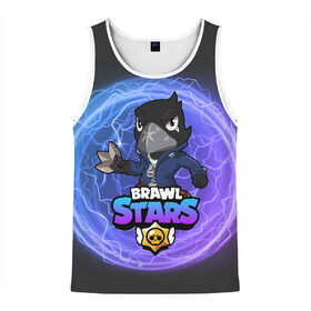 Мужская майка 3D с принтом Brawl Stars CROW в городе Новоалтайск, 100% полиэстер | круглая горловина, приталенный силуэт, длина до линии бедра. Пройма и горловина окантованы тонкой бейкой | 8 bit | 8 бит | bibi | brawl | brawl stars | crow | leon | spike | sprout | stars | бравл | бравл старс | браво старс | игра | компьютерная | кров | леон | онлайн | старс