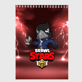 Скетчбук с принтом Brawl Stars CROW в городе Новоалтайск, 100% бумага
 | 48 листов, плотность листов — 100 г/м2, плотность картонной обложки — 250 г/м2. Листы скреплены сверху удобной пружинной спиралью | 8 bit | 8 бит | bibi | brawl | brawl stars | crow | leon | spike | sprout | stars | бравл | бравл старс | браво старс | игра | компьютерная | кров | леон | онлайн | старс