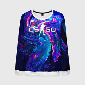 Мужской свитшот 3D с принтом CS GO NEON | КС ГО НЕОНОВЫЙ КОСМОС в городе Новоалтайск, 100% полиэстер с мягким внутренним слоем | круглый вырез горловины, мягкая резинка на манжетах и поясе, свободная посадка по фигуре | astralis | awp | counter strike | cs go | cs go global offensive | cs:go | faze clan | hyper beast | neon | team liquid | астралис | кс го | неон | тим ликвид | фейз клан | хайпер бист