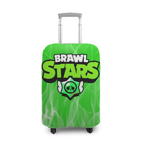 Чехол для чемодана 3D с принтом BRAWL STARS в городе Новоалтайск, 86% полиэфир, 14% спандекс | двустороннее нанесение принта, прорези для ручек и колес | 8 bit | barley | brawl stars | brock | bull | colt | crow | dynamike | fire | frank | jessie | leon | nita | барли | бравл старс | брок | булл | ворон | джесси | динамайк | кольт | леон | огонь | фрэнк